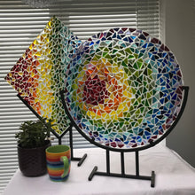 Load image into Gallery viewer, freestanding large glass art
