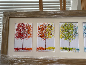 trees framed art
