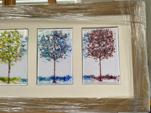 trees framed art