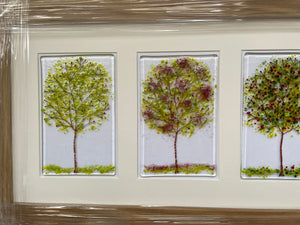 trees framed art