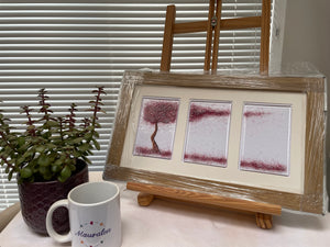 trees framed art