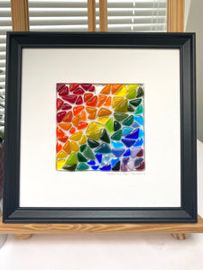 square framed art